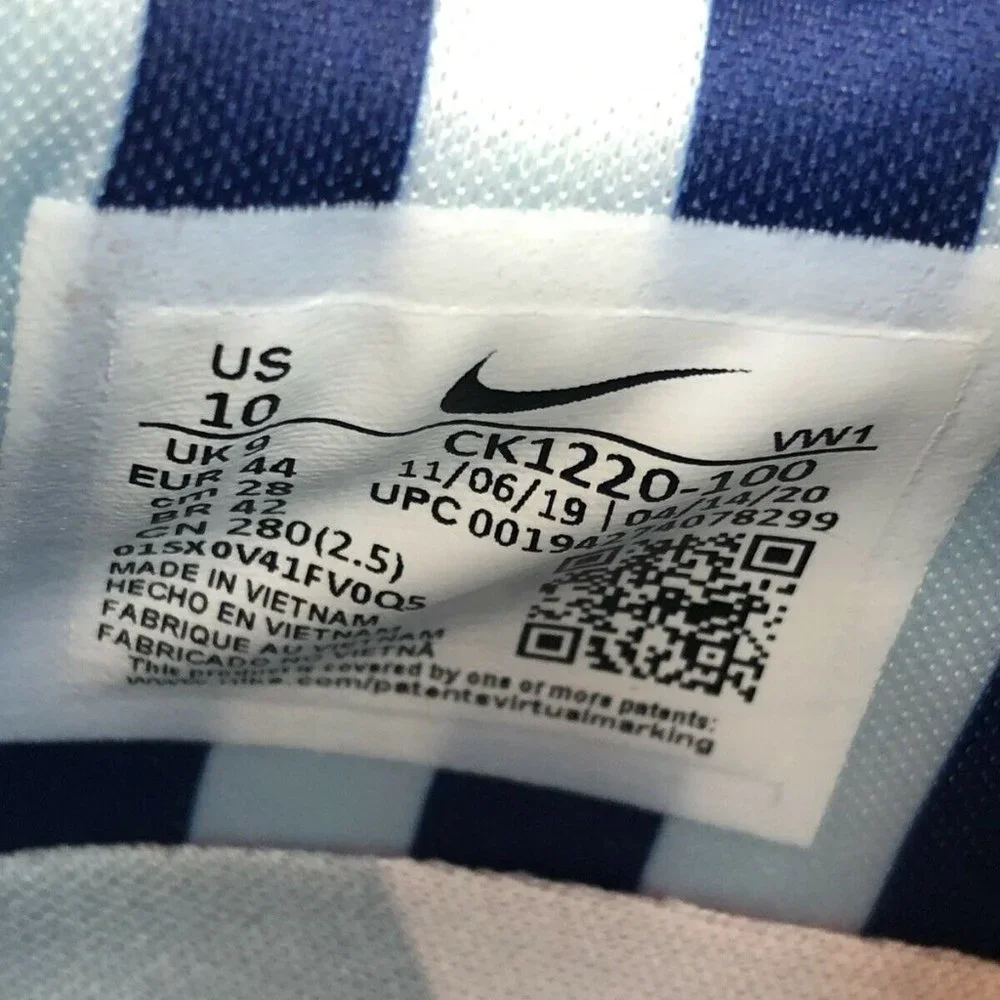 NIKE Air Max 97 G NRG U "Winged Foot" Men's Size 10 White Golf Shoes/Cleats New - Picture 10 of 11